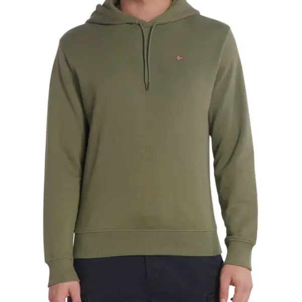 Napapijri - Ανδρικό Φούτερ Balis Hood NP0A4FQV-G0A Πράσινο NP0A4FQVG0A