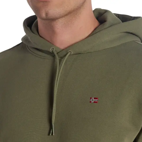 Napapijri - Ανδρικό Φούτερ Balis Hood NP0A4FQV-G0A Πράσινο NP0A4FQVG0A