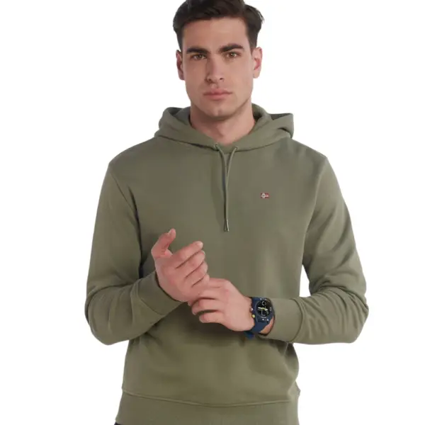 Napapijri - Ανδρικό Φούτερ Balis Hood NP0A4FQV-G0A Πράσινο