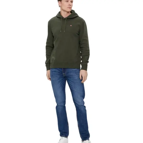 Napapijri - Ανδρικό Φούτερ Balis Hood NP0A4FQV-GE4 Πράσινο Σκούρο NP0A4FQVGE4