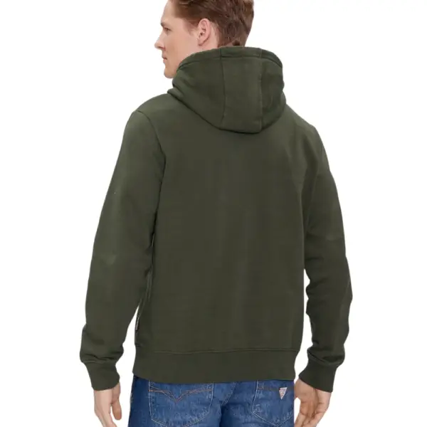 Napapijri - Ανδρικό Φούτερ Balis Hood NP0A4FQV-GE4 Πράσινο Σκούρο NP0A4FQVGE4