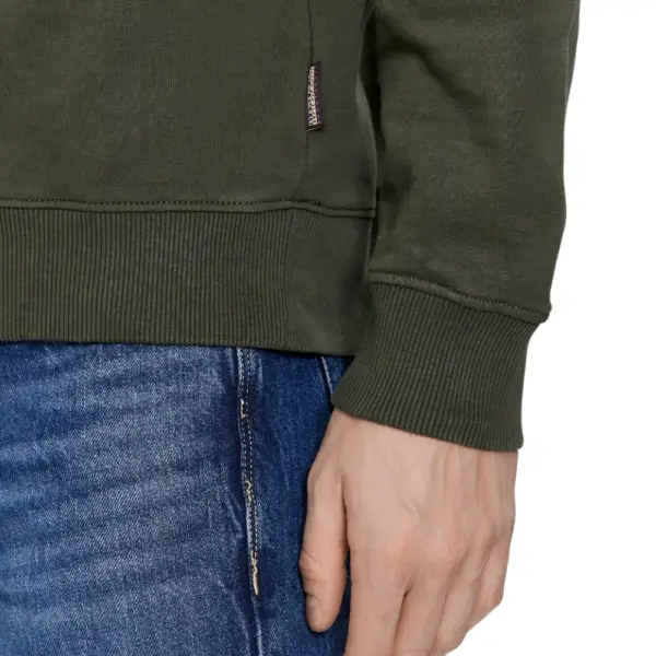 Napapijri - Ανδρικό Φούτερ Balis Hood NP0A4FQV-GE4 Πράσινο Σκούρο NP0A4FQVGE4