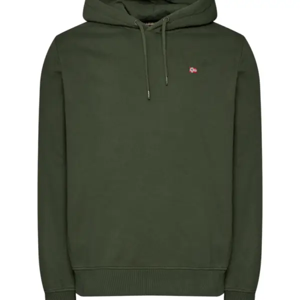 Napapijri - Ανδρικό Φούτερ Balis Hood NP0A4FQV-GE4 Πράσινο Σκούρο NP0A4FQVGE4