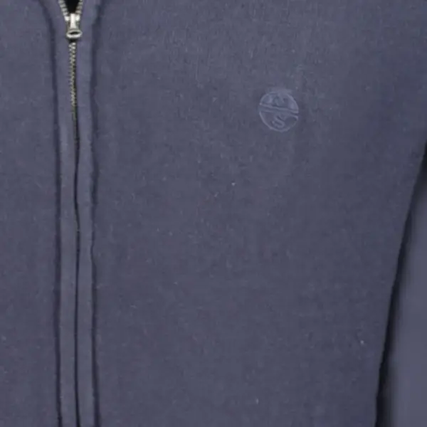 North Sails - Ανδρική Ζακέτα Fleece 990012-000-0802 Μπλε Σκούρο 990012-000-0802