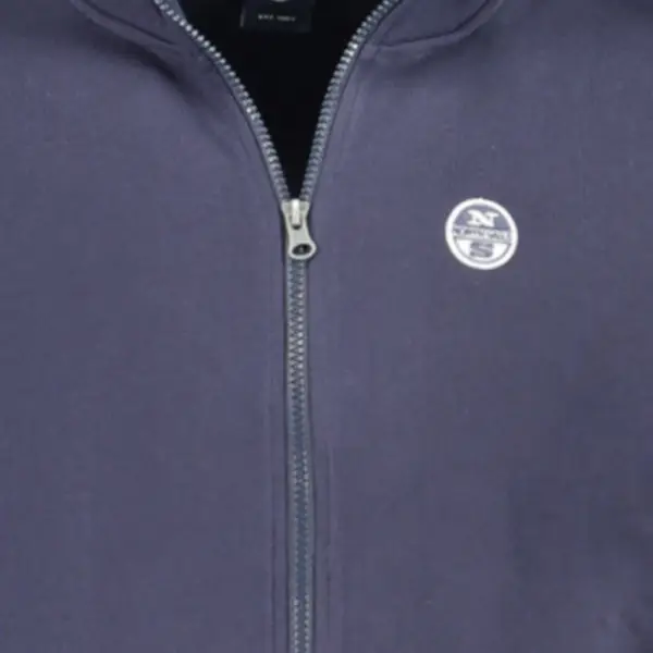 North Sails - Ανδρική Ζακέτα Φούτερ 993025-000-0802 Μπλε Σκούρο 993025-000-0802