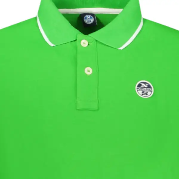 North Sails - Ανδρικό T-shirt Κοντομάνικο Polo 995012-000-0432 Πράσινο Ανοιχτό 995012-000-0432