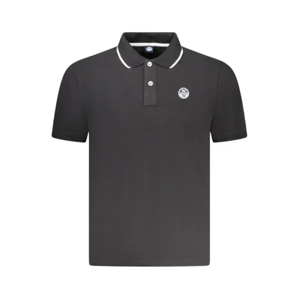 North Sails - Ανδρικό T-shirt Κοντομάνικο Polo 995012-000-0999 Μαύρο