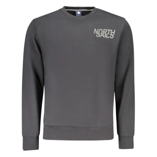 North Sails- Ανδρικό Φούτερ Hoodie Regular Fit 993024-000-0999 Μαύρο