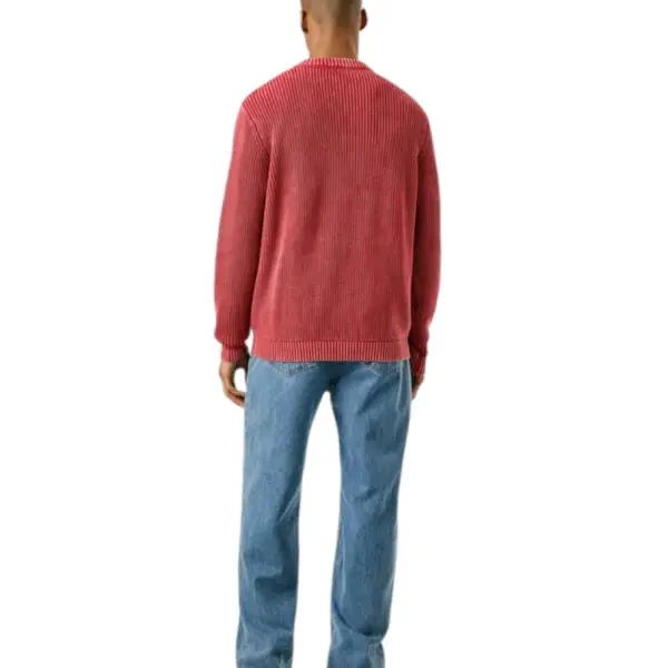 Pepe Jeans - Ανδρικό Πουλόβερ Βαμβακερό Neck Jumper PM7000022-285 Κόκκινο PM7000022-285