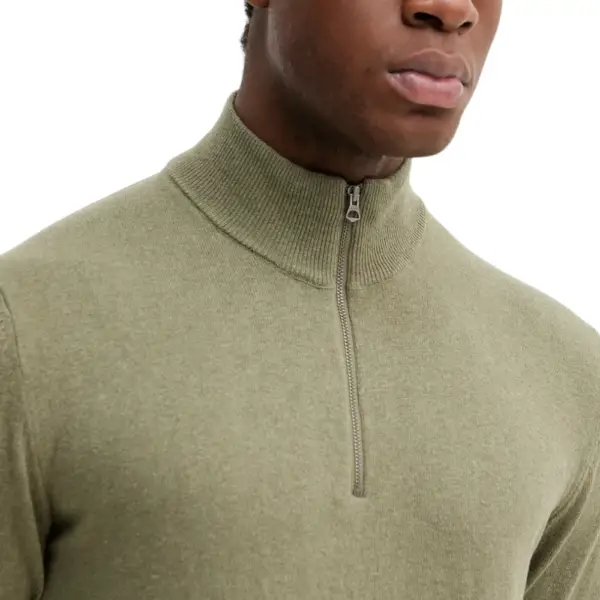 Pepe Jeans - Ανδρικό Πουλόβερ Mock Ipper Slim Fit PM7000012-679 Πράσινο PM7000012-679