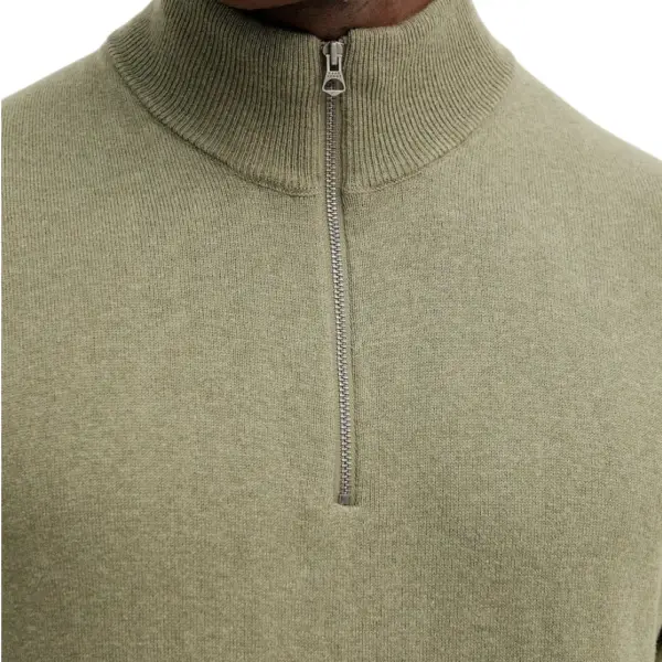 Pepe Jeans - Ανδρικό Πουλόβερ Mock Ipper Slim Fit PM7000012-679 Πράσινο PM7000012-679