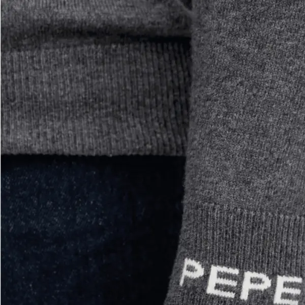 Pepe Jeans - Ανδρικό Πουλόβερ Mock Ipper Slim Fit PM7000012-963 Γκρι PM7000012-963