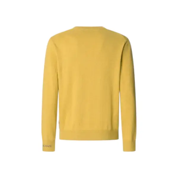 Pepe Jeans - Ανδρικό Πουλόβερ Βαμβακερό Andre Crew Neck PM7000013-088 Κίτρινο PM7000013-088