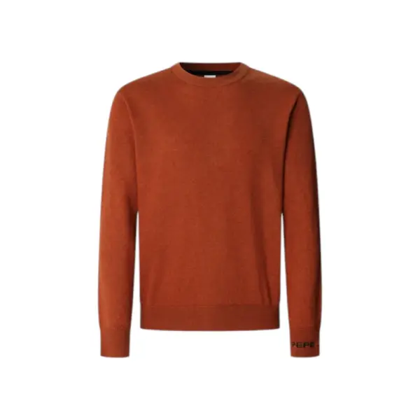 Pepe Jeans - Ανδρικό Πουλόβερ Βαμβακερό Andre Crew Neck PM7000013-262 Πορτοκαλί PM7000013-262