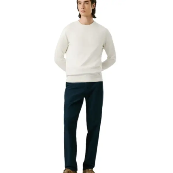 Pepe Jeans - Ανδρικό Πουλόβερ Βαμβακερό Andre Crew Neck PM7000013-804 Εκρού PM7000013-804