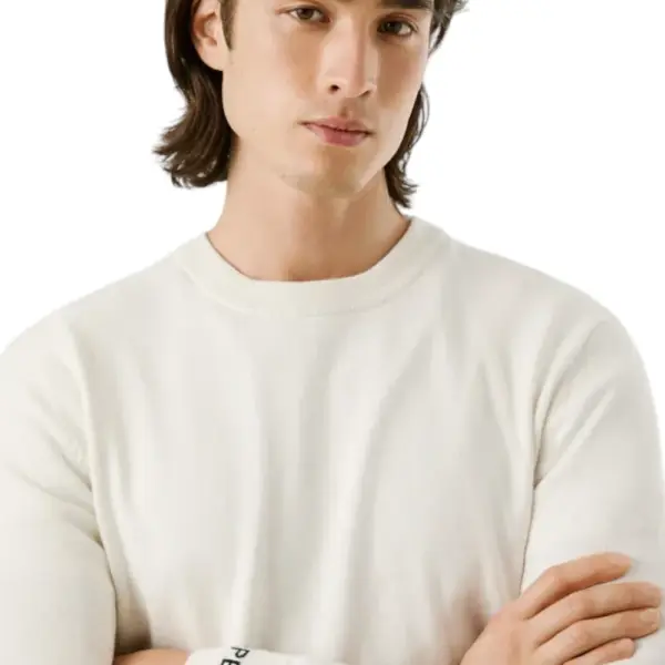 Pepe Jeans - Ανδρικό Πουλόβερ Βαμβακερό Andre Crew Neck PM7000013-804 Εκρού PM7000013-804