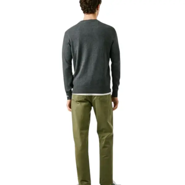 Pepe Jeans - Ανδρικό Πουλόβερ Βαμβακερό Andre Crew Neck PM7000013-963 Γκρι Σκούρο PM7000013-963