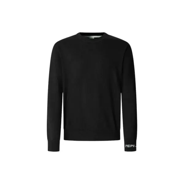 Pepe Jeans - Ανδρικό Πουλόβερ Βαμβακερό Andre Crew Neck PM7000013-999 Μαύρο PM7000013-999