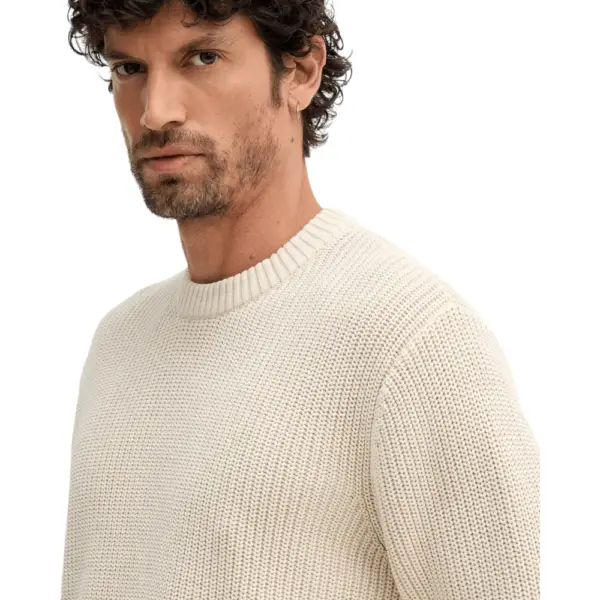 Pepe Jeans - Ανδρικό Πουλόβερ Βαμβακερό Neck Jumper PM7000022-839 Μπεζ PM7000022-839