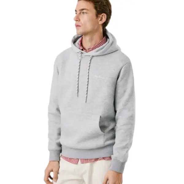 Pepe Jeans - Ανδρικό Φούτερ Logo Hoodie PM5800016-933 Γκρι