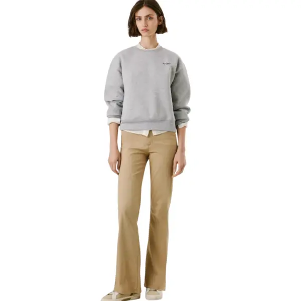 Pepe Jeans - Γυναικείο Φούτερ Crew Neck Logo PL5800017-933 Γκρι PL5800017-933