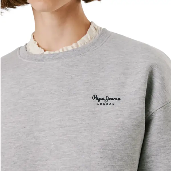 Pepe Jeans - Γυναικείο Φούτερ Crew Neck Logo PL5800017-933 Γκρι PL5800017-933