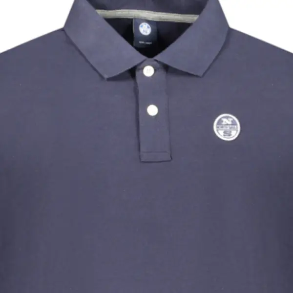 North Sails - Ανδρικό T-shirt Μακρυμάνικο Polo 995021-000-0802 Μπλε Σκούρο 995021-000-0802