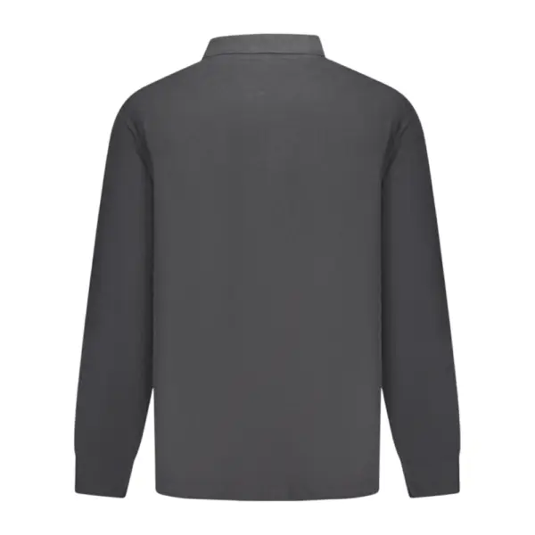 North Sails - Ανδρικό T-shirt Μακρυμάνικο Polo 995021-000-0999 Μαύρο 995021-000-0999