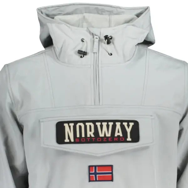 Scuola Nautica Italiana - Ανδρικό Χειμωνιάτικο Μπουφάν 139138-SILVER Γκρι 139138-SILVER