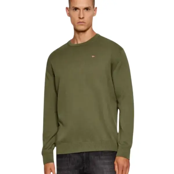 Napapijri - Ανδρικό Πουλόβερ Damavand Regular Fit NP0A4GJU-G0A Πράσινο