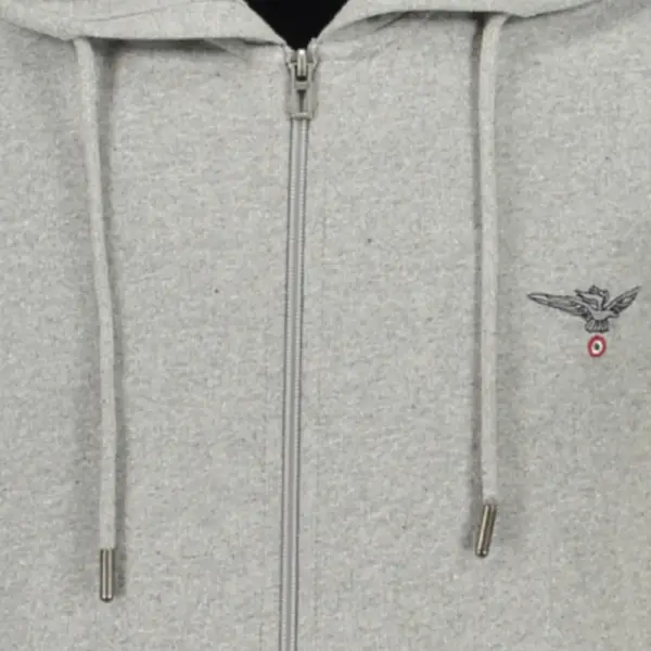 Accademia Militare - Ανδρική Ζακέτα Φούτερ Με Κουκούλα W5S6457014-069 Γκρι W5S6457014-069