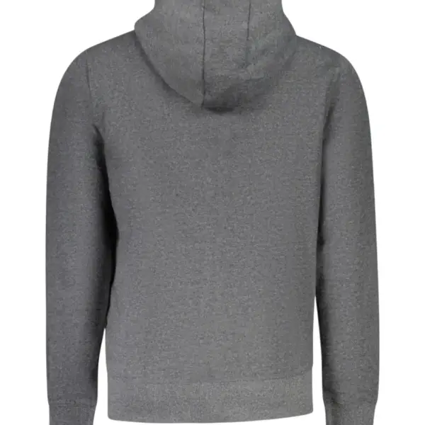 Accademia Militare - Ανδρική Ζακέτα Φούτερ Με Κουκούλα W5S6457014-072 Γκρι Σκούρο W5S6457014-072