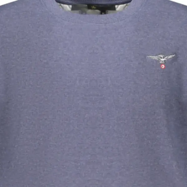 Accademia Militare - Ανδρική Μπλούζα Φούτερ W5S6437014-044 Μπλε W5S6437014-044