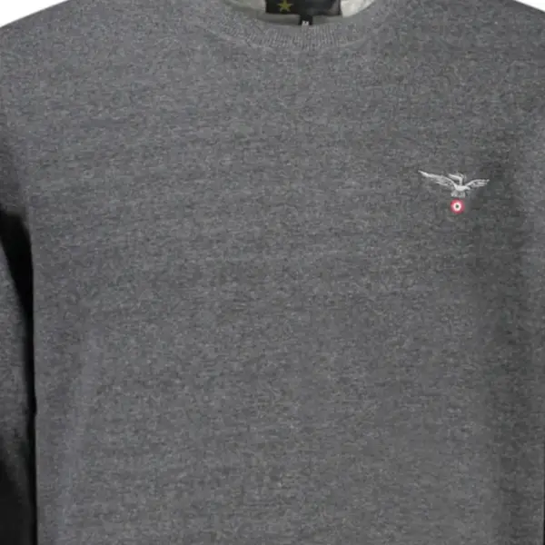 Accademia Militare - Ανδρική Μπλούζα Φούτερ W5S6437014-072 Γκρι Σκούρο W5S6437014-072