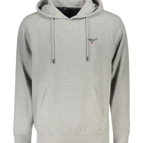 Accademia Militare - Ανδρική Μπλούζα Φούτερ Με Κουκούλα W5S6447014-069 Γκρι