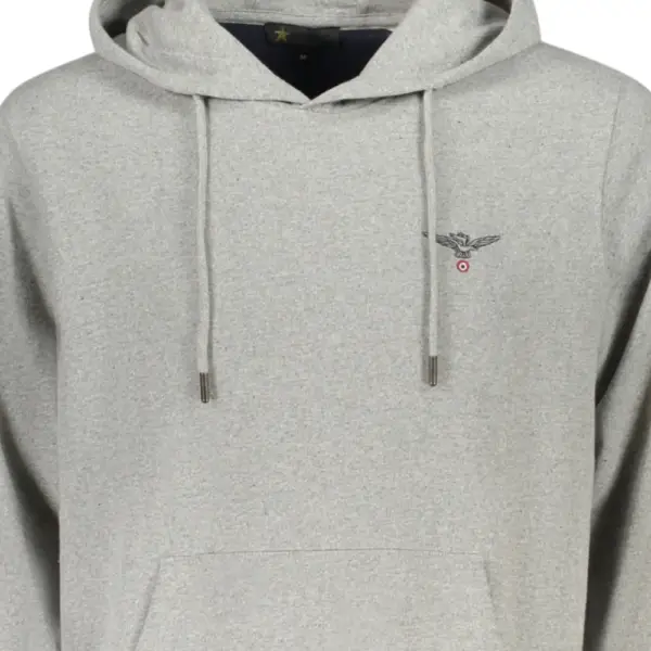 Accademia Militare - Ανδρική Μπλούζα Φούτερ Με Κουκούλα W5S6447014-069 Γκρι W5S6447014-069
