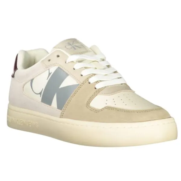 Calvin Klein - Classic Cupsole Ανδρικά Sneakers YM0YM01093-0H1 Μπεζ YM0YM01093-0H1