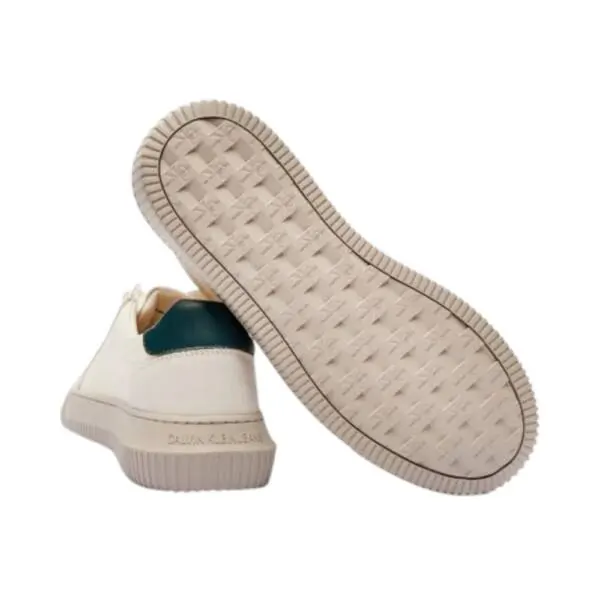 Calvin Klein - Cupsole Mono Lth Ανδρικά Chunky Sneakers YM0YM01123-0GE Εκρού YM0YM01123-0GE