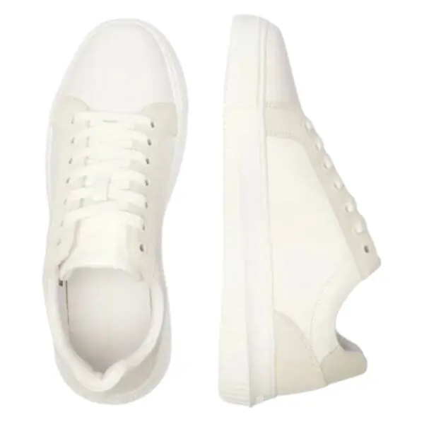 Calvin Klein - Cupsole Mono Lth Ανδρικά Chunky Sneakers YM0YM01123-0LG Λευκό YM0YM01123-0LG