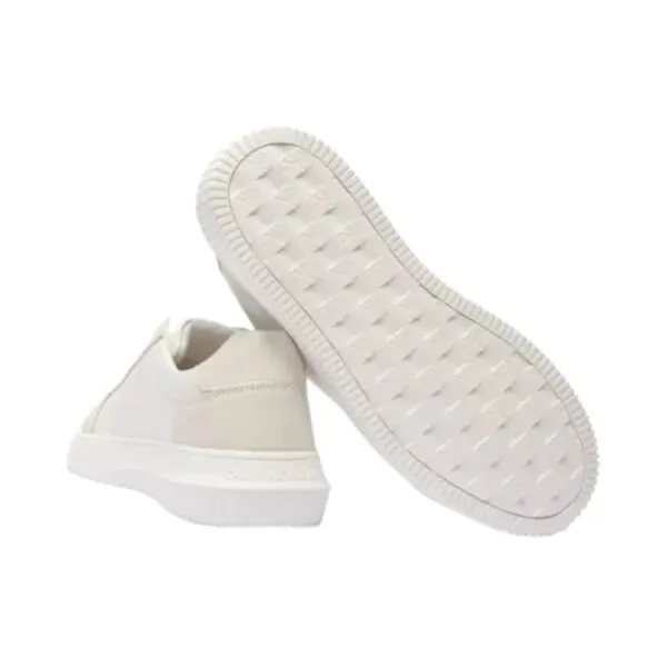 Calvin Klein - Cupsole Mono Lth Ανδρικά Chunky Sneakers YM0YM01123-0LG Λευκό YM0YM01123-0LG