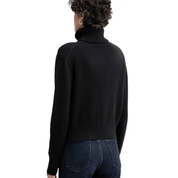 Calvin Klein Jeans - Γυναικείο Πουλόβερ Ζιβάγκο Chenille Relaxed Fit LV047D354G-UB1 Μαύρο LV047D354G-UB1