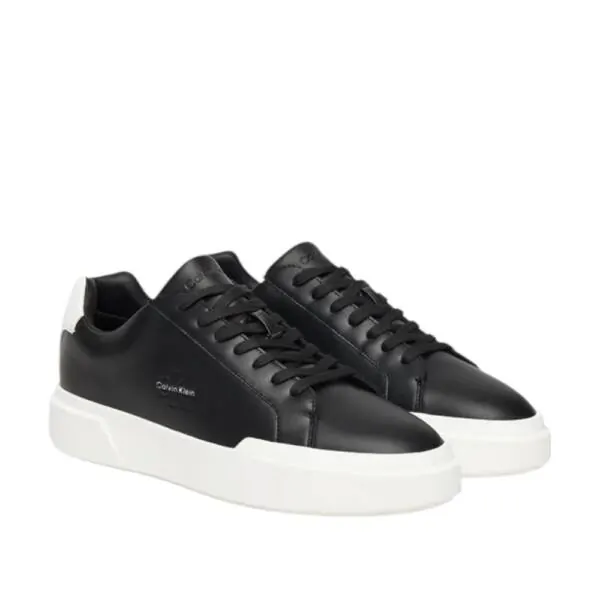 Calvin Klein - Ανδρικά Sneakers Chunky Cupsole Laceup Lth YM0YM01344-0GM Μαύρο YM0YM01344-0GM