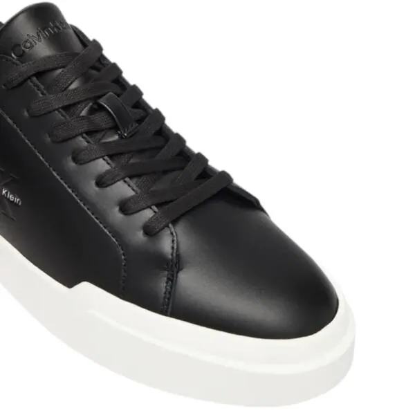 Calvin Klein - Ανδρικά Sneakers Chunky Cupsole Laceup Lth YM0YM01344-0GM Μαύρο YM0YM01344-0GM