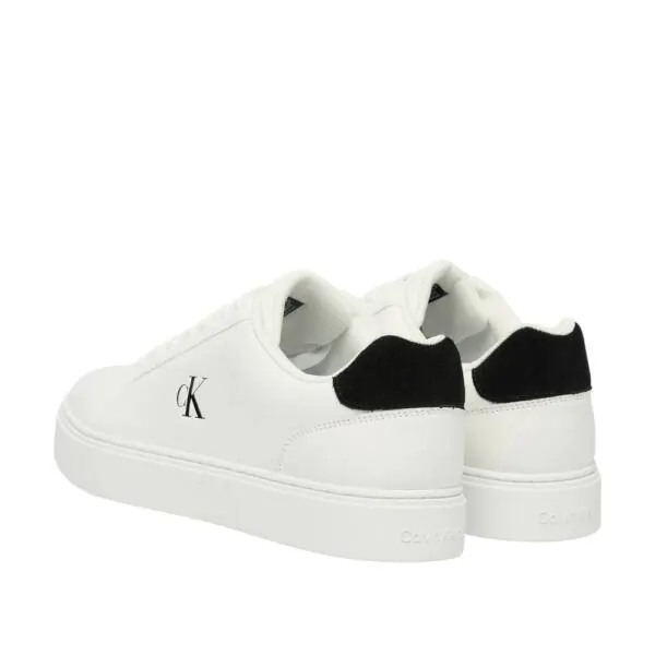 Calvin Klein - Ανδρικά Sneakers Ck Classic Cupsole Laceup Lth YM0YM01435-01W Λευκό YM0YM01435-01W