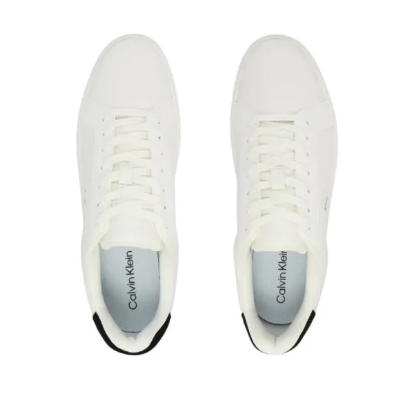 Calvin Klein - Ανδρικά Sneakers Ck Classic Cupsole Laceup Lth YM0YM01435-01W Λευκό YM0YM01435-01W