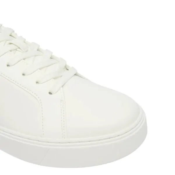 Calvin Klein - Ανδρικά Sneakers Ck Classic Cupsole Laceup Lth YM0YM01435-01W Λευκό YM0YM01435-01W