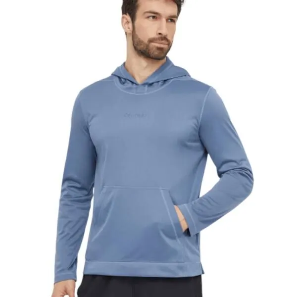 Calvin Klein - Ανδρική Μπλούζα Sport Logo Hoodie Regular Fit 00GMS4W328-5BX Μπλε