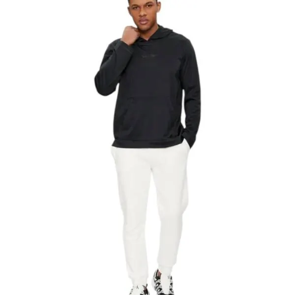 Calvin Klein - Ανδρική Μπλούζα Sport Logo Hoodie Regular Fit 00GMS4W328-BAE Μαύρο 00GMS4W328-BAE