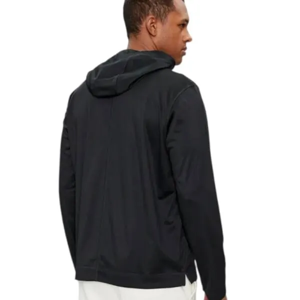 Calvin Klein - Ανδρική Μπλούζα Sport Logo Hoodie Regular Fit 00GMS4W328-BAE Μαύρο 00GMS4W328-BAE