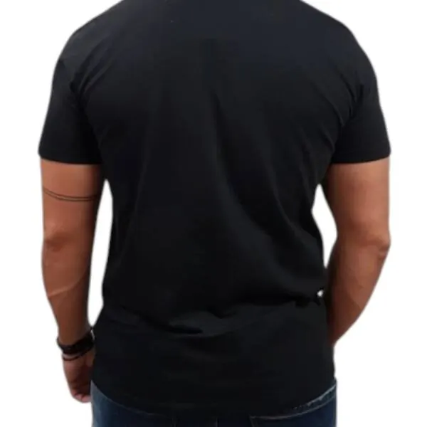 Calvin Klein - Ανδρικό T-shirt Classic Monogram Tee Regular Fit LV04RD254G-UB1 Μαύρο LV04RD254G-UB1